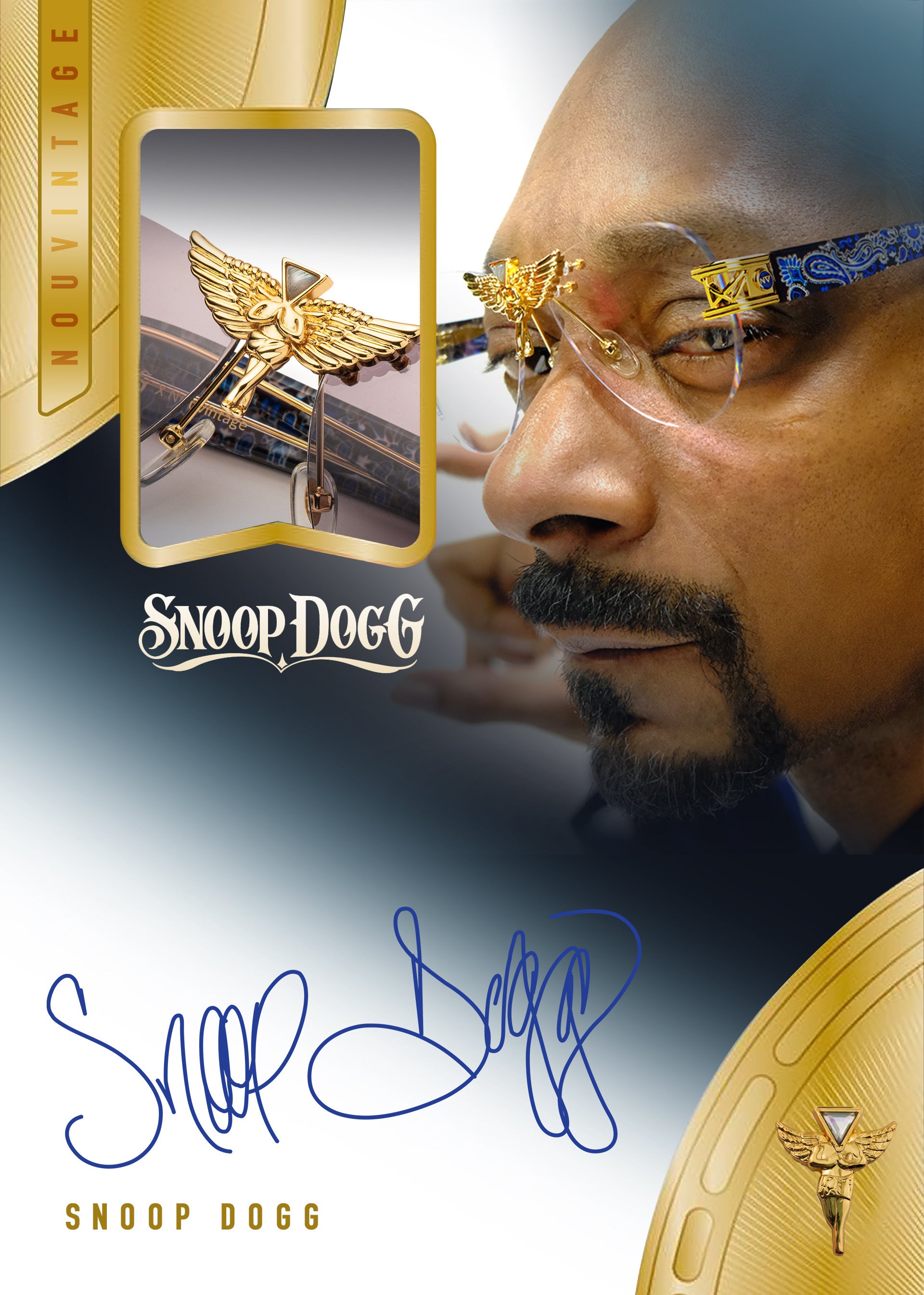 Snoop Angel Blue Paisley