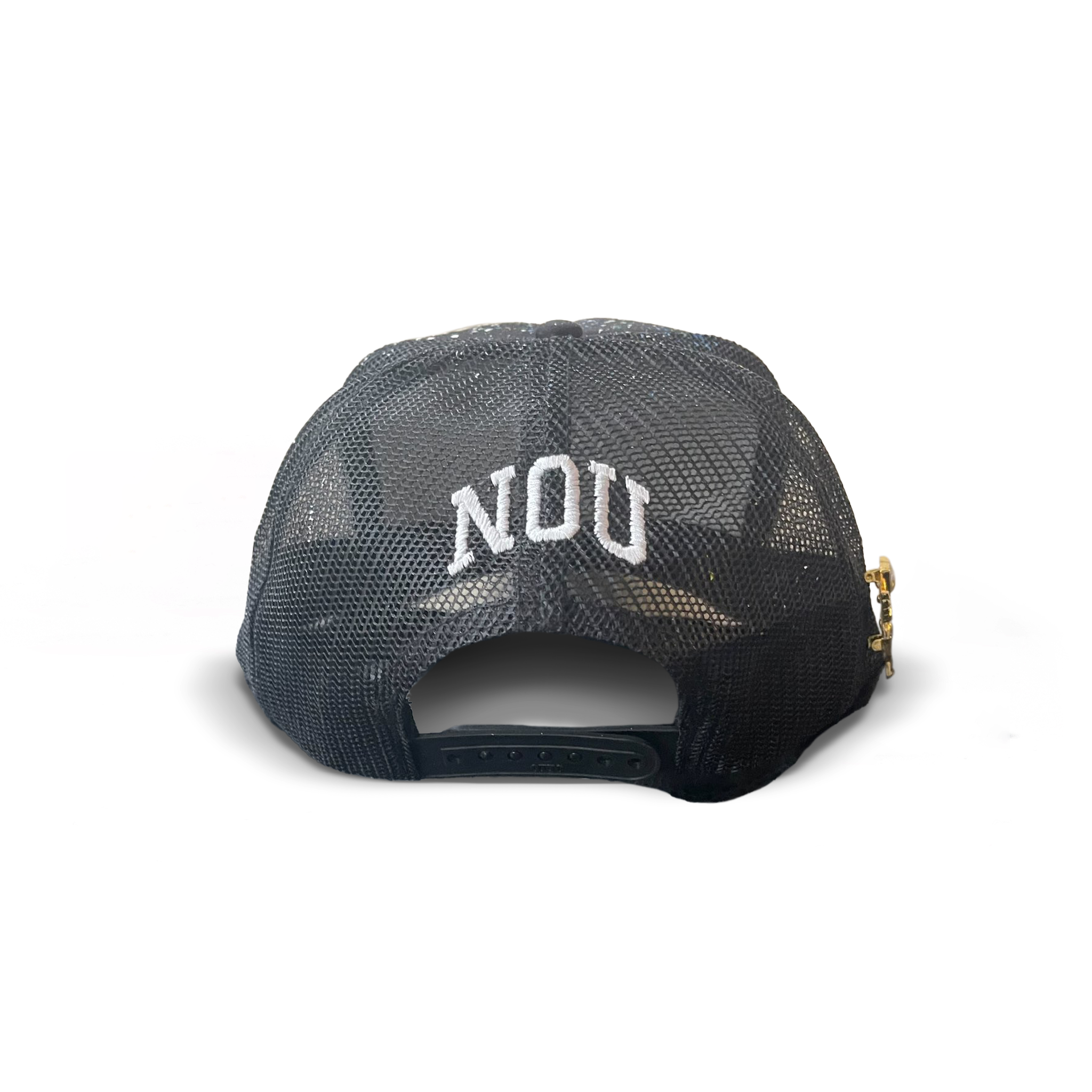 NVNY Splatter Snapback with Foreign Angel Pin