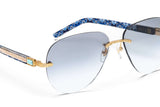 Limited Edition Aviator in Blue/Gold