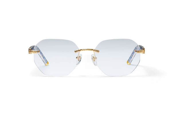 Dave East 2.0 2084 Gold/ Blue Paisley/ Clear