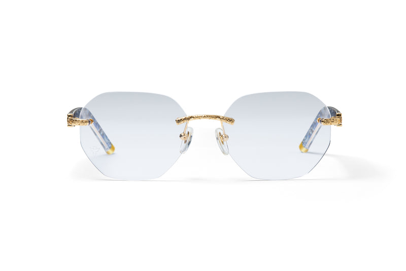 Dave East 2.0 2084 Gold/ Blue Paisley/ Clear