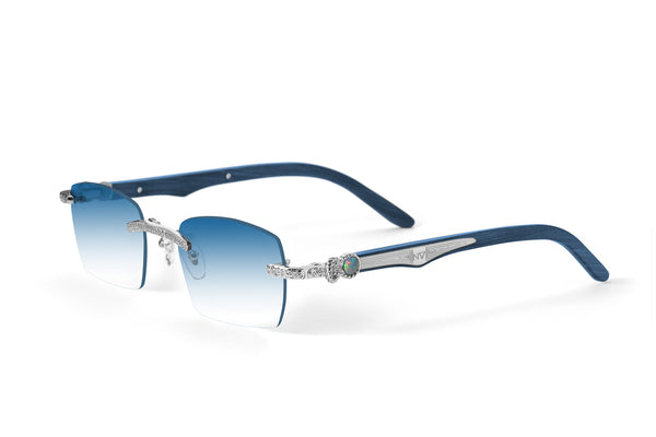 Infinity Waveson Silver Bluewood (Opal) Blue