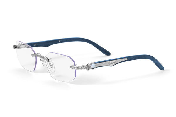 Infinity Waveson Silver Bluewood (MOP) Clear