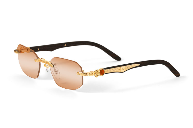 Infinity Waveson Gold Blackwood (Garnet) Red