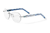 Dave East 2.0 2084 Platinum/ Blue Paisley/ Clear