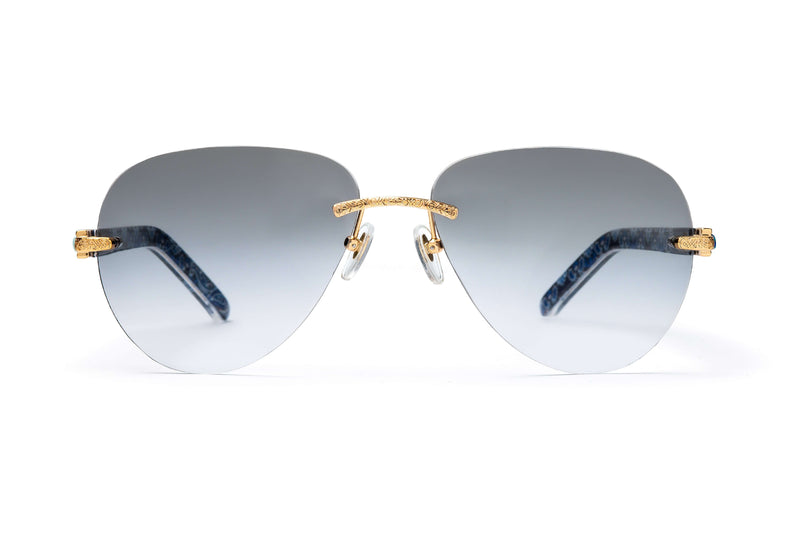 Limited Edition Aviator in Blue/Gold