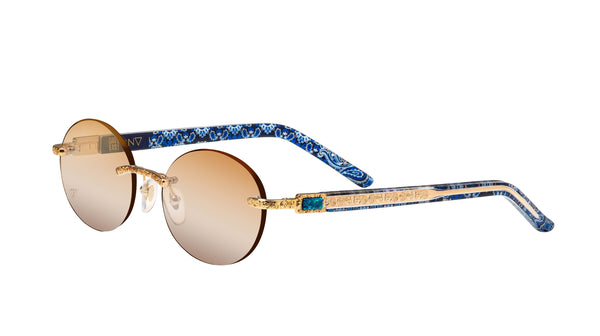 Dave East 2.0 Blue/Gold Oval Dusse