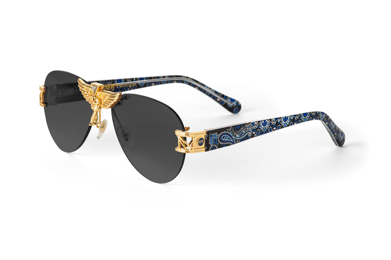 Snoop Angel Blue Paisley