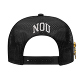 NVNY Black Snapback with Foreign Angel Pin