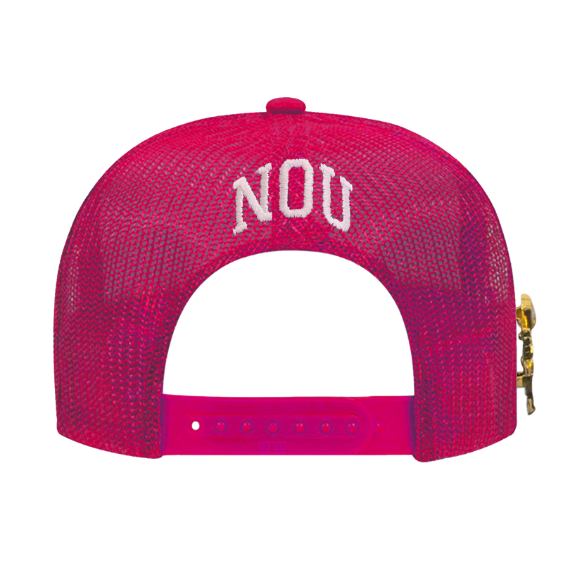 NVNY Pink Snapback with Foreign Angel Pin
