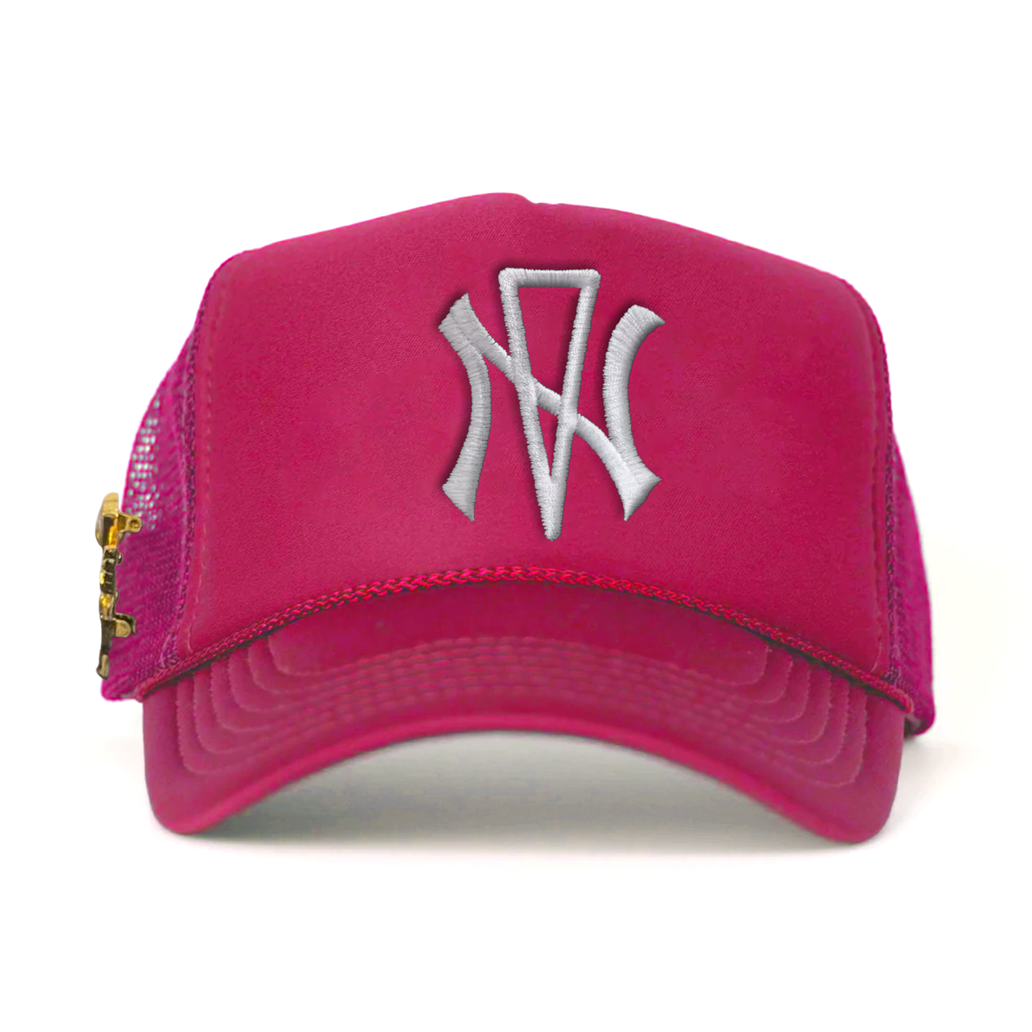 NVNY Pink Snapback with Foreign Angel Pin