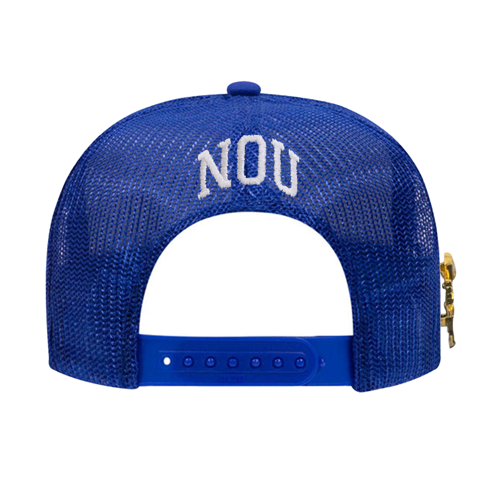 NVNY Blue Snapback with Foreign Angel Pin