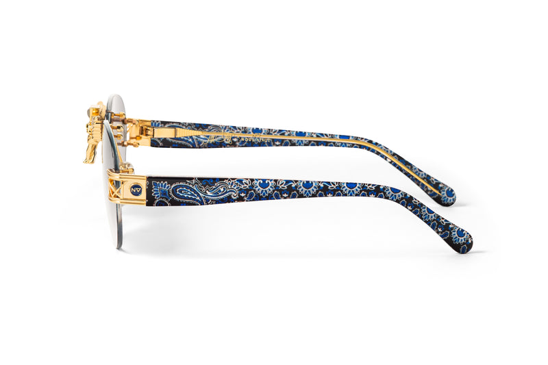 Snoop Angel Blue Paisley